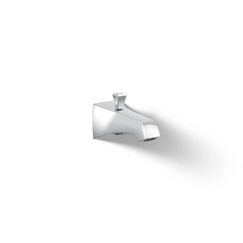 Memoirs® Stately Wall-mount bath spout with Deco design and diverter