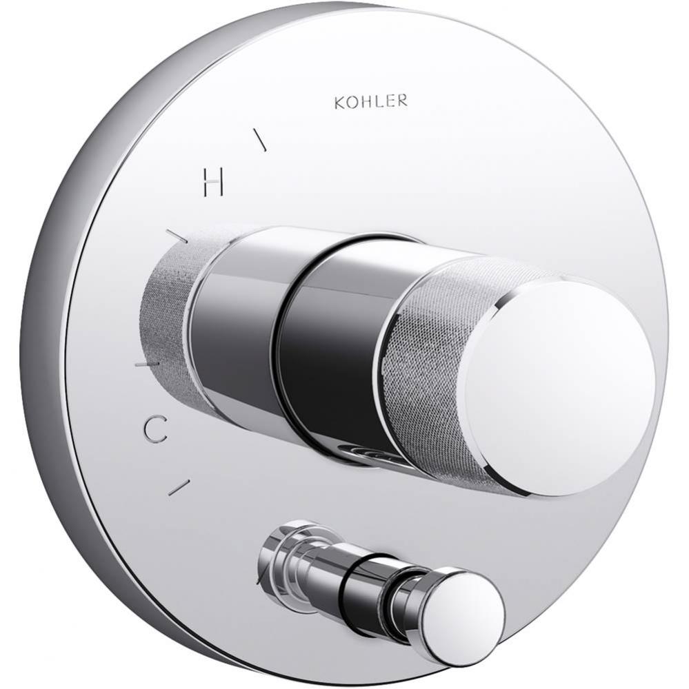 Components™ Rite-Temp® shower valve trim with diverter and Oyl handle, valve not included