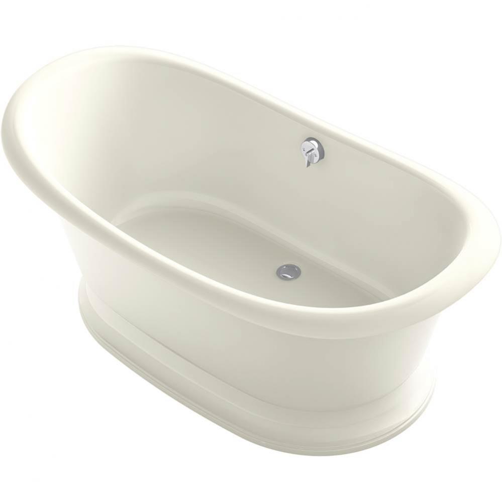 Artifacts™ 66-1/8'' x 32-1/2'' freestanding bath with Biscuit exterior