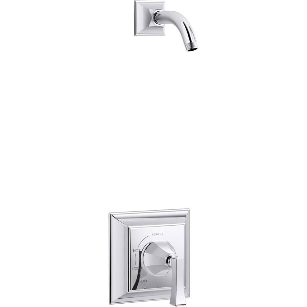 Memoirs® Stately Rite-Temp® shower trim set with Deco lever handle, less showerhead