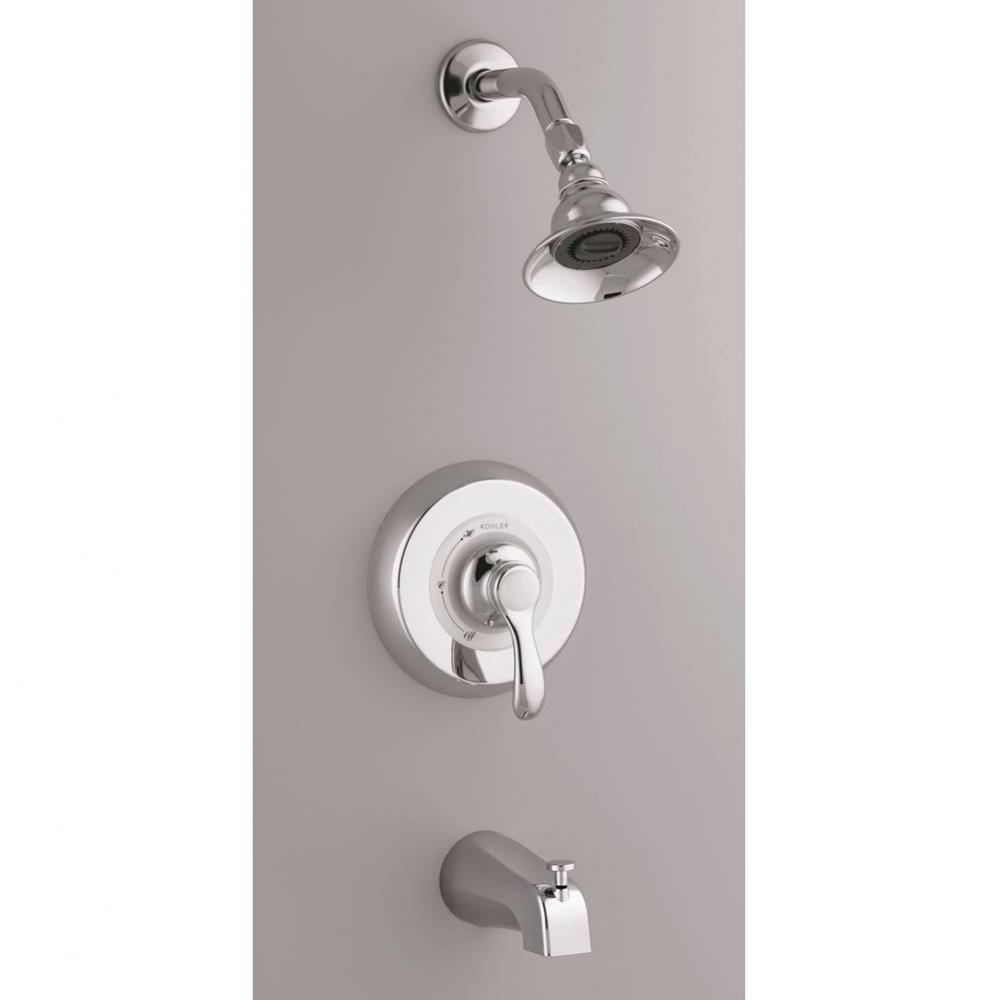 Fairfax® Rite-Temp(R) bath and shower trim set with lever handle and slip-fit spout, less sho