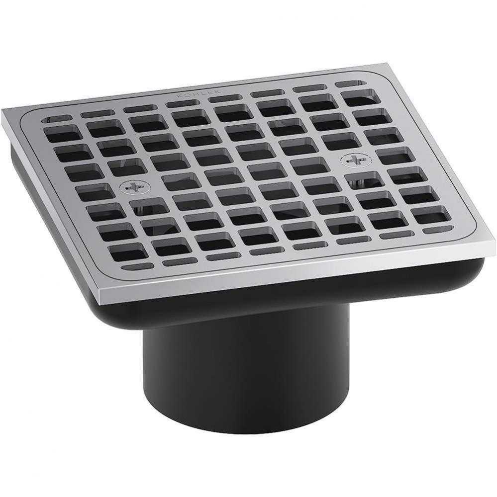 Clearflo Square brass tile-in shower drain (drain body not included)
