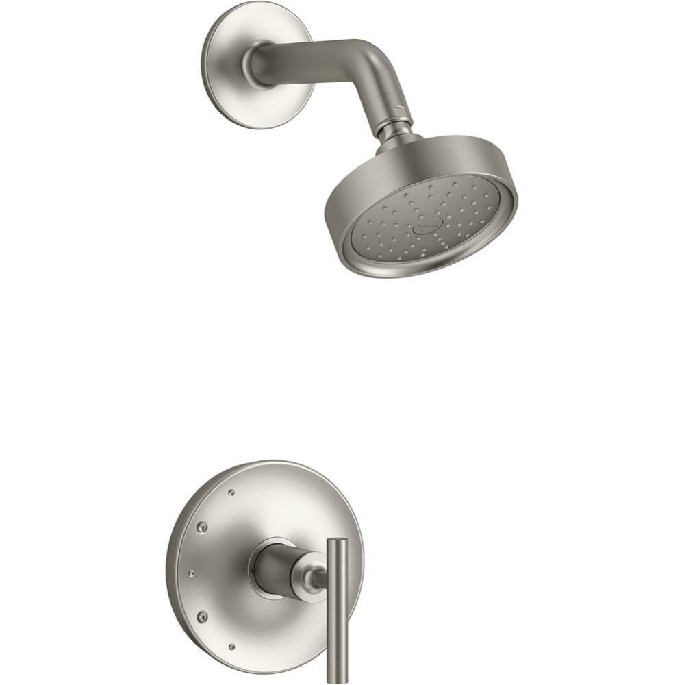 Purist® Rite-Temp® shower trim with lever handle and 1.75 gpm showerhead