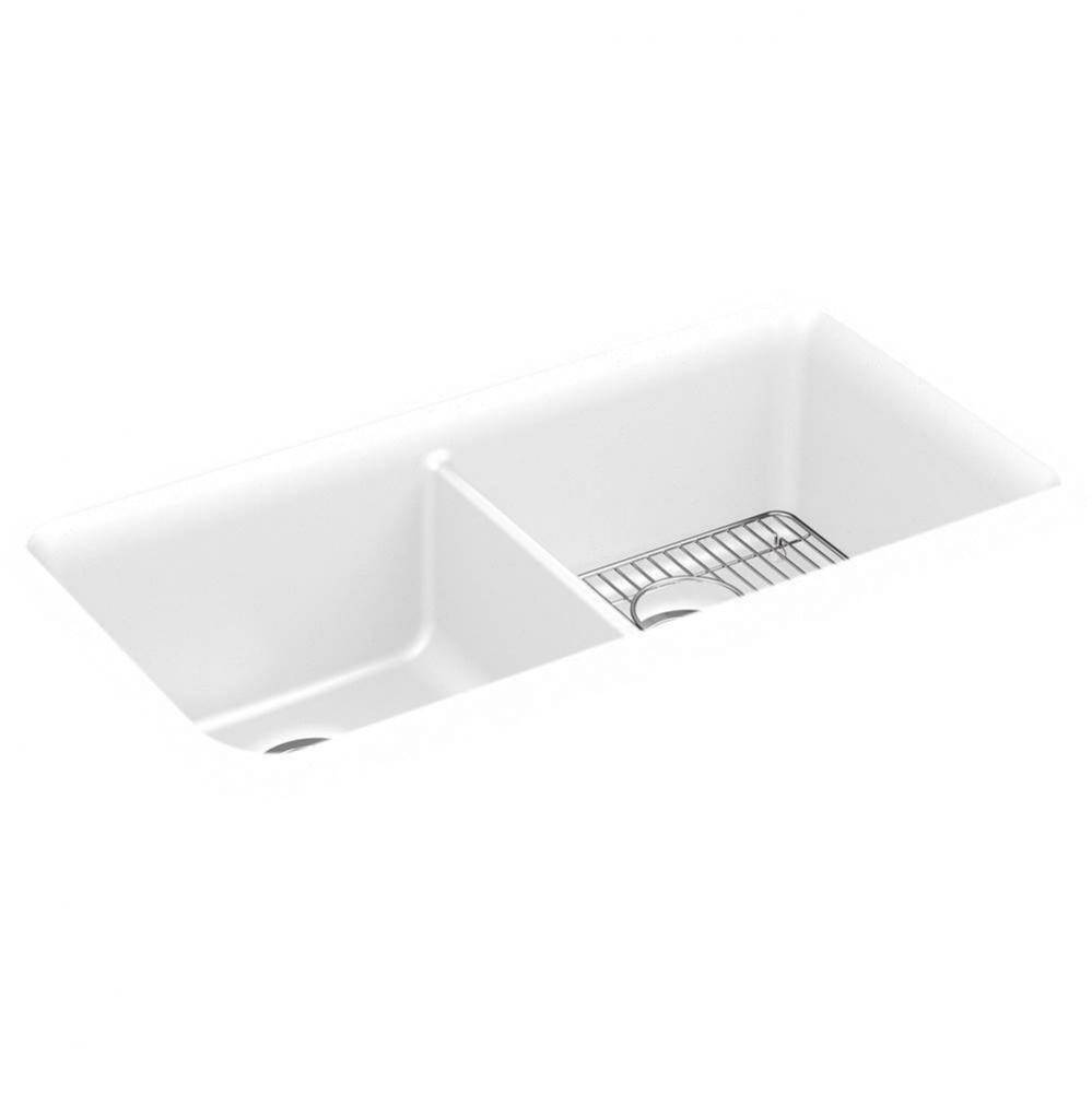 Cairn® 33-1/2'' undermount double-bowl kitchen sink
