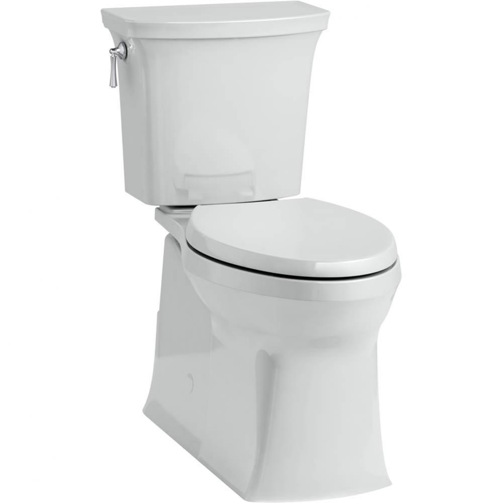 Corbelle with Continuous Clean Comfort Height Two-Piece Elongated 1.28 Gpf Toilet with Skirted Tra