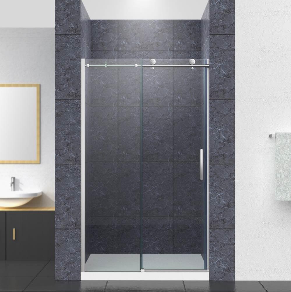 Composed® Sliding shower door, 78'' H x 56-1/8 - 59-7/8'' W, with 3/8&apo