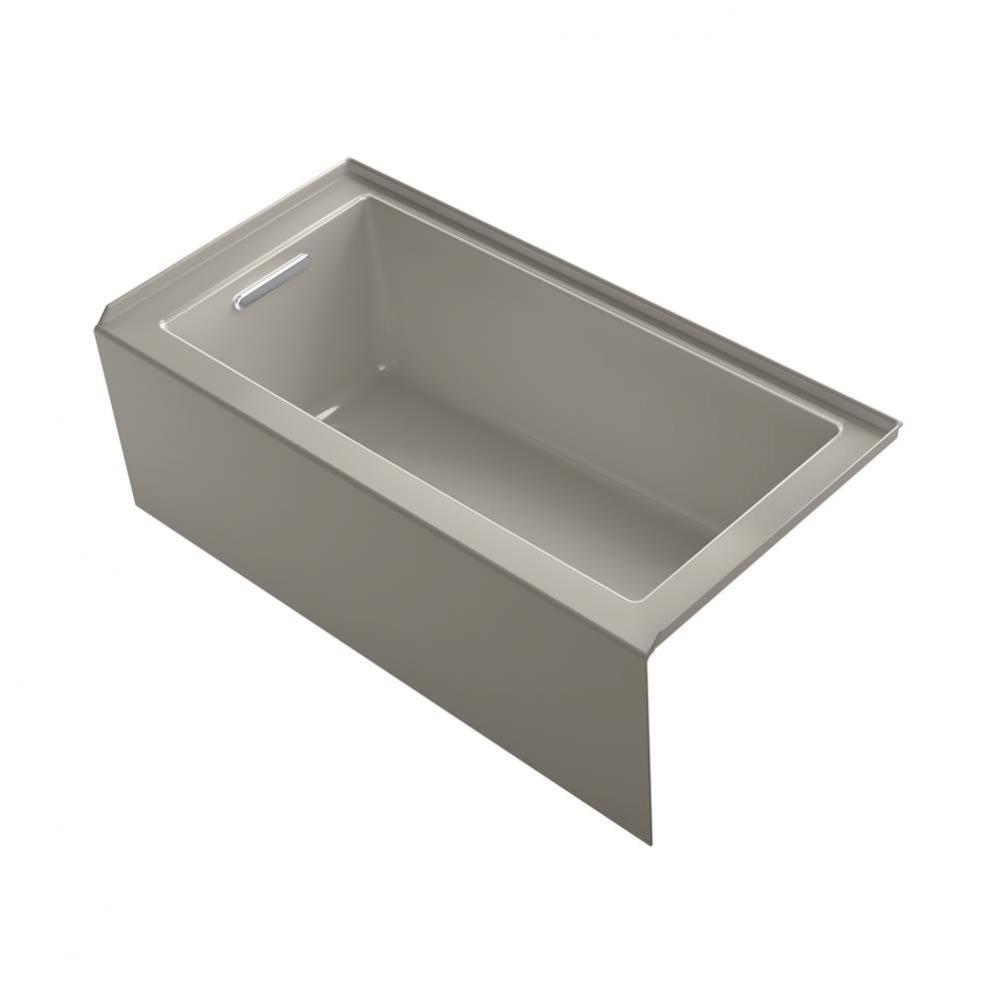 Underscore 60 In. x 30 In. Alcove Bath with Integral Apron, Integral Flange and Left-Hand Drain