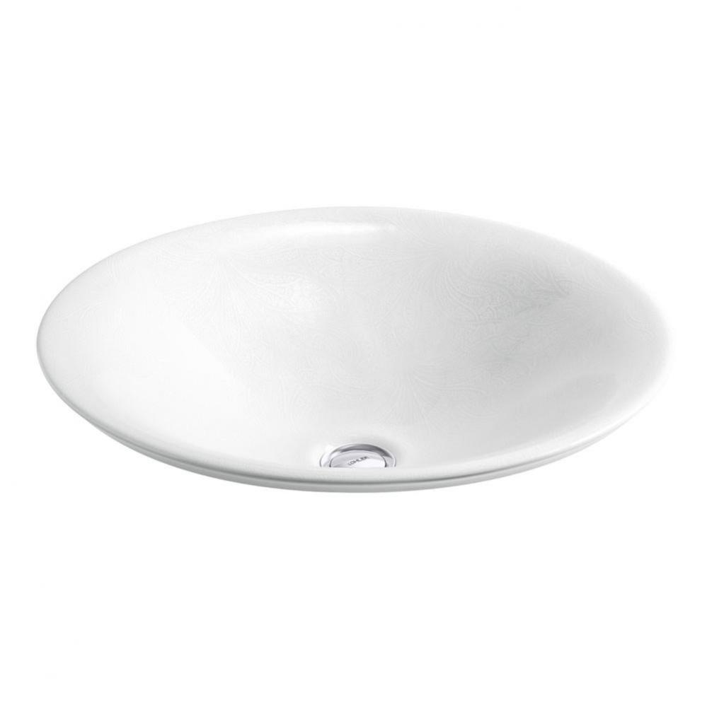 Sartorial™ Paisley Carillon® Round Vessel bathroom sink