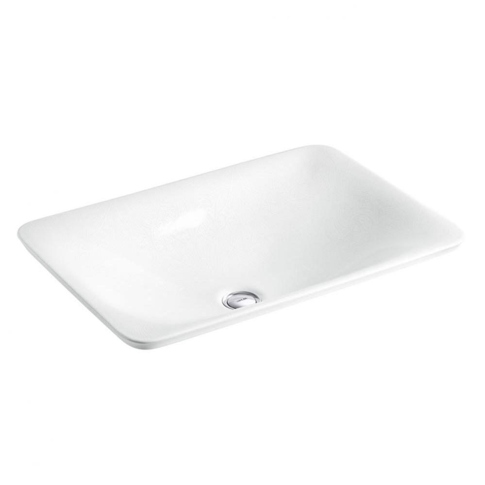 Sartorial™ Paisley Carillon® Rectangle Vessel bathroom sink