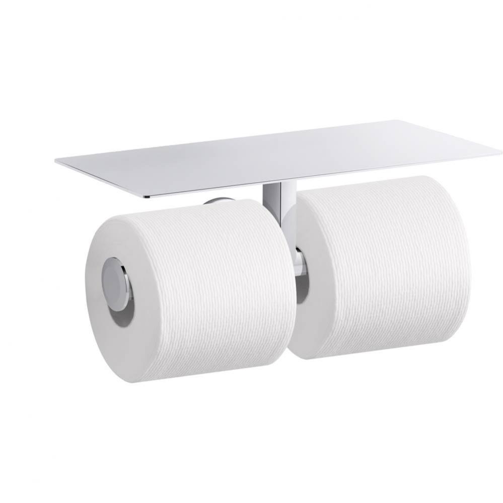 Components™ Covered double toilet paper holder