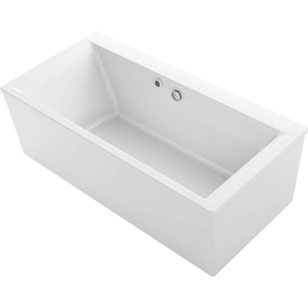 Stargaze® 72'' x 36'' freestanding bath with Bask® heated surface an