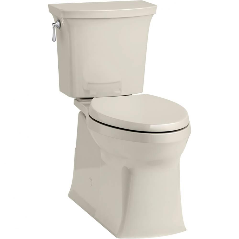Corbelle with Continuous Clean Comfort Height Two-Piece Elongated 1.28 Gpf Toilet with Skirted Tra