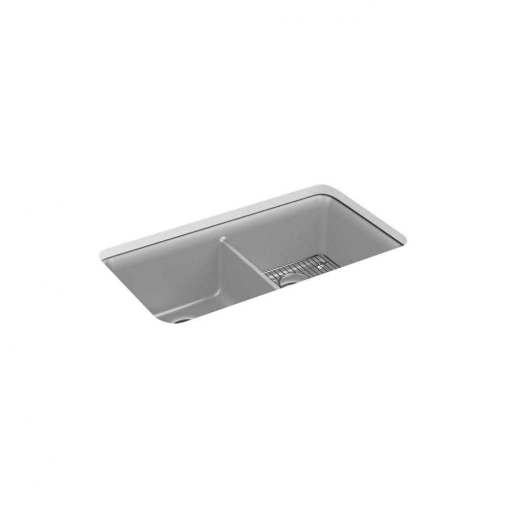 Cairn® 33-1/2'' x 18-5/16'' x 10-1/8'' Neoroc® undermount