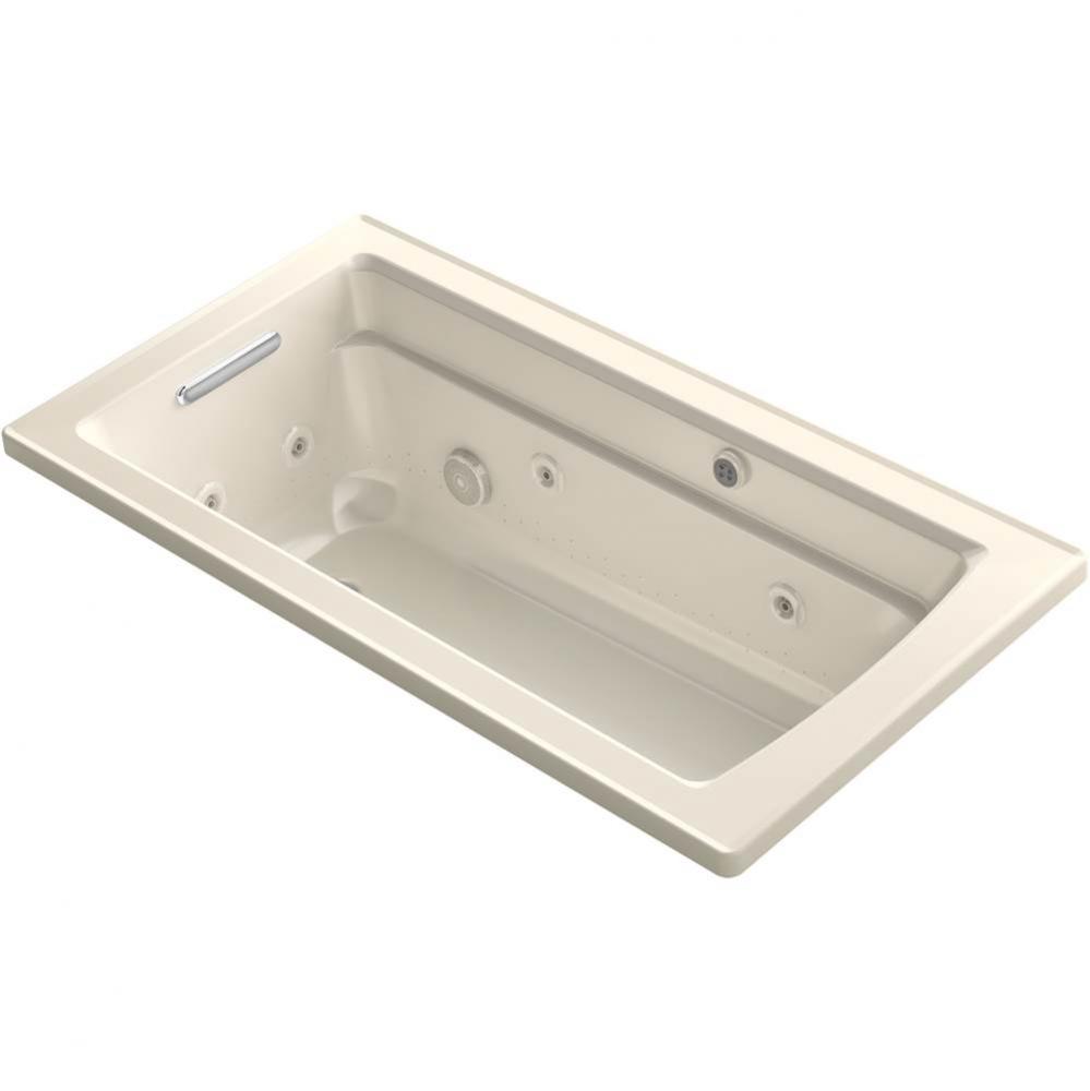 Archer 60-in X 32-in Drop-in Whirlpool + Heated Bubblemassage Air Bath