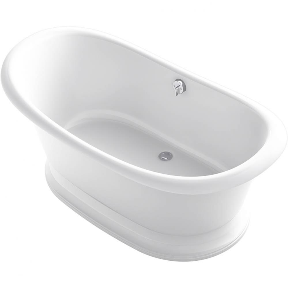 Artifacts™ 66-1/8'' x 32-1/2'' freestanding bath with White exterior