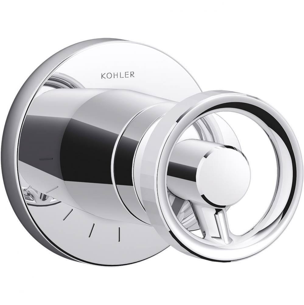 Components® MasterShower® volume control valve trim with Industrial handle
