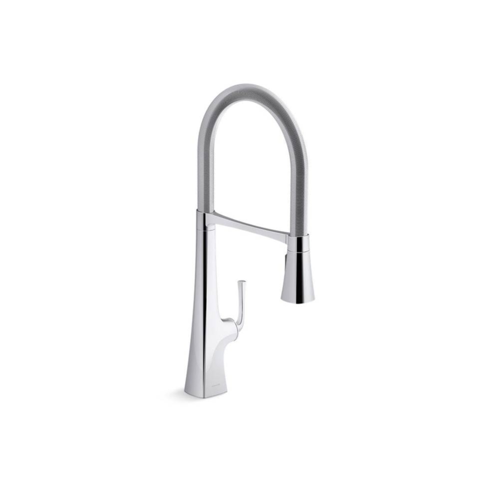 Graze® Semi-professional kitchen sink faucet with three-function sprayhead