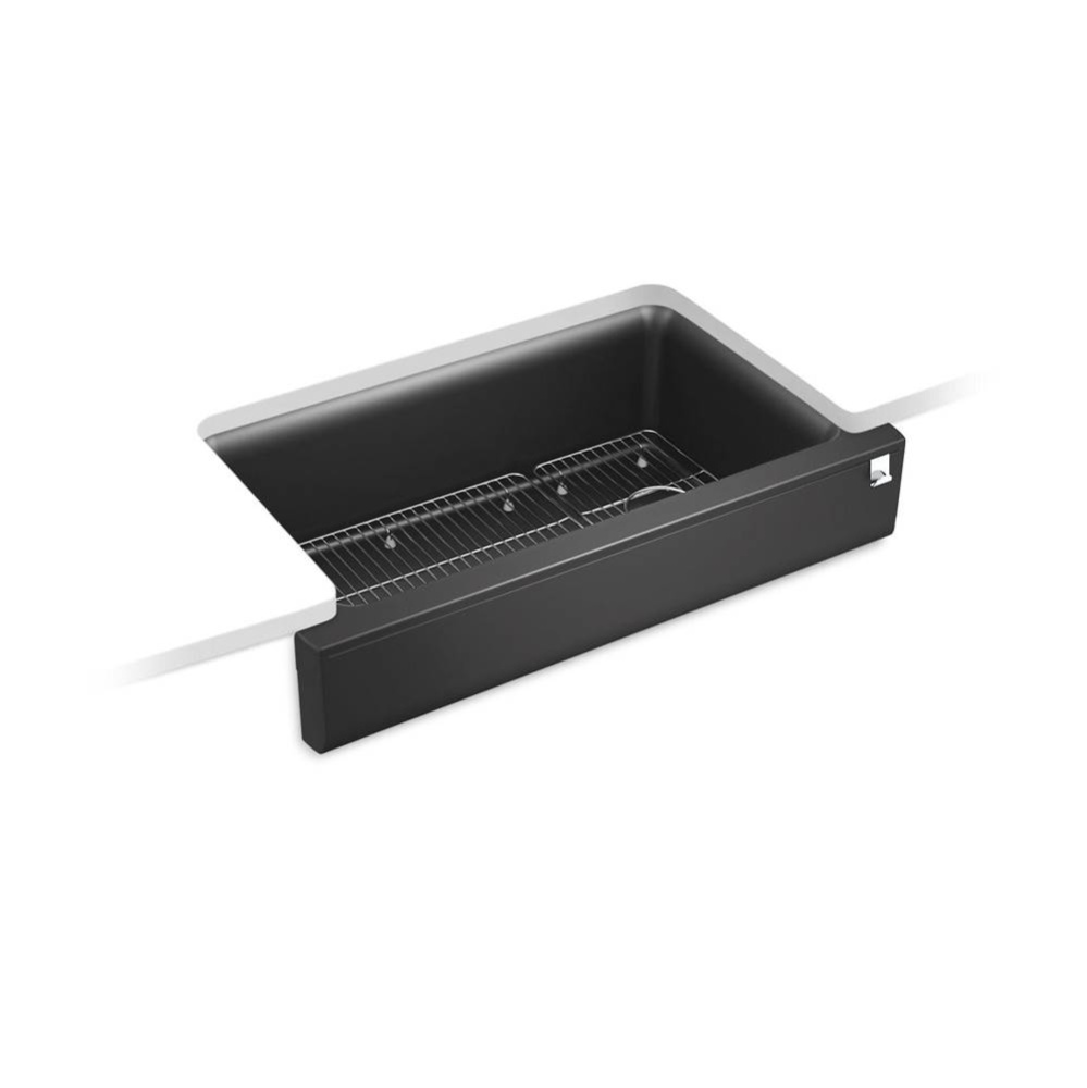Cairn® Undermount single-bowl farmhouse kitchen sink