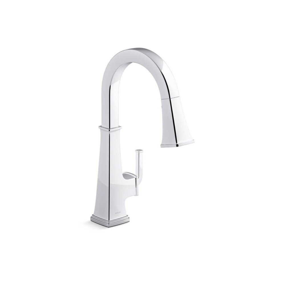Riff® Pull-down kitchen sink faucet with three-function sprayhead