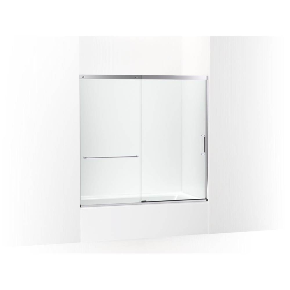 Elate® Sliding bath door, 56-3/4'' H x 56-1/4 - 59-5/8'' W with heavy 5/1