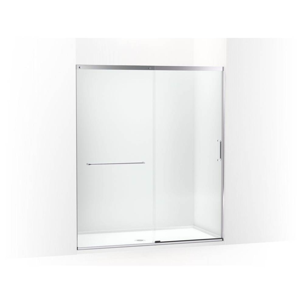 Elate® Sliding shower door, 75-1/2'' H x 62-1/4 - 65-5/8'' W, with heavy
