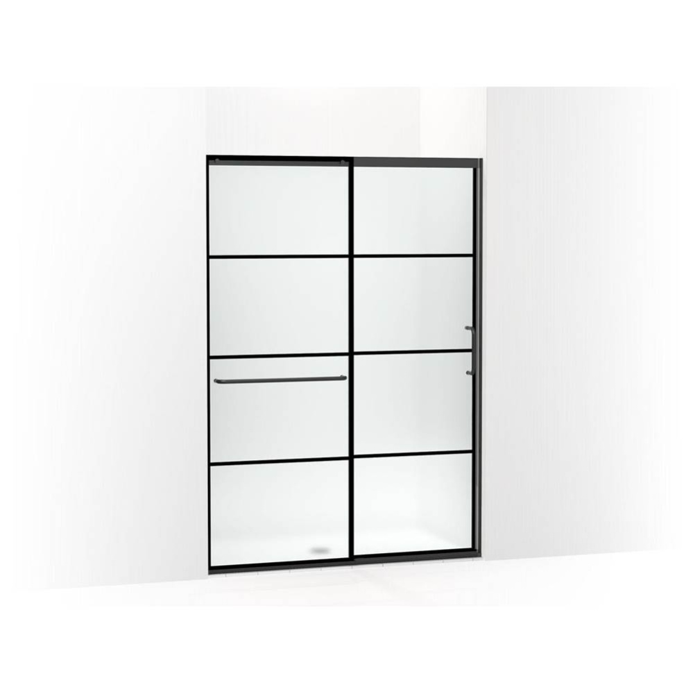 Elate® Sliding shower door, 75-1/2'' H x 50-1/4 - 53-5/8'' W, with heavy