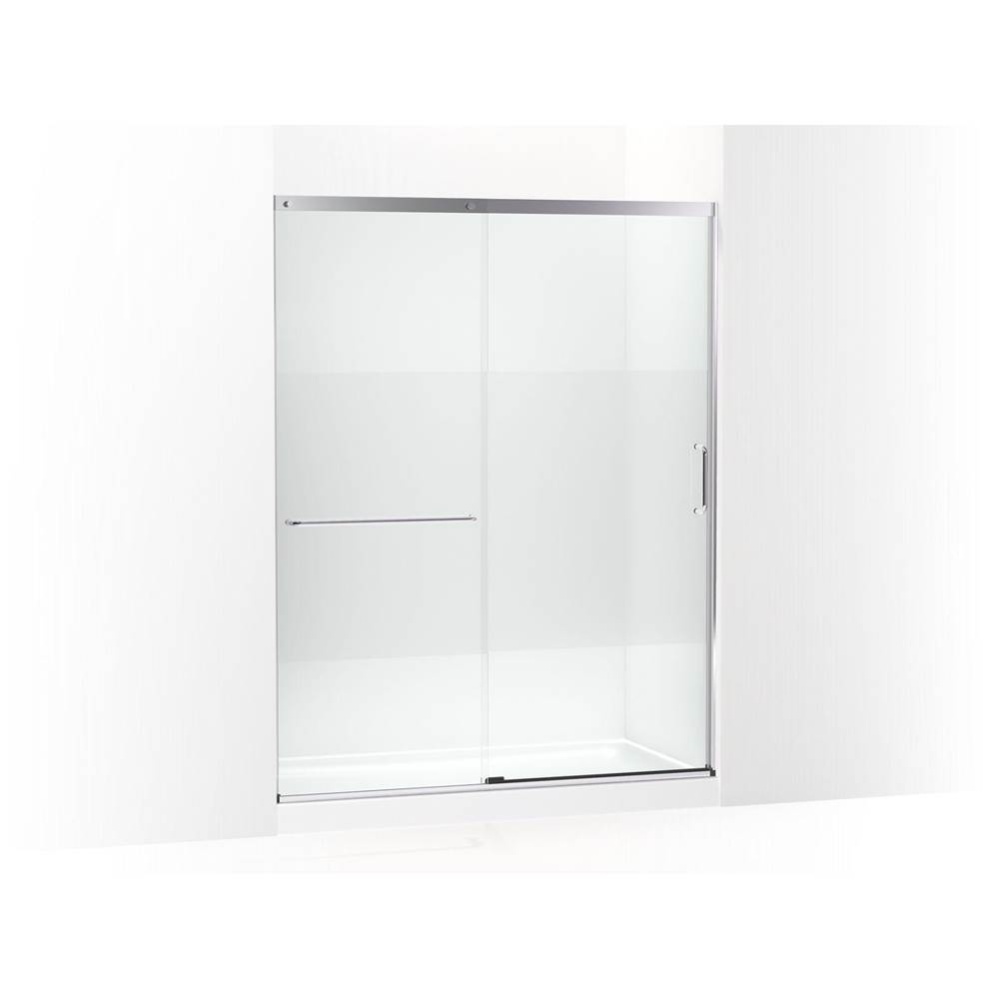 Elate® Sliding shower door, 75-1/2'' H x 56-1/4 - 59-5/8'' W, with heavy