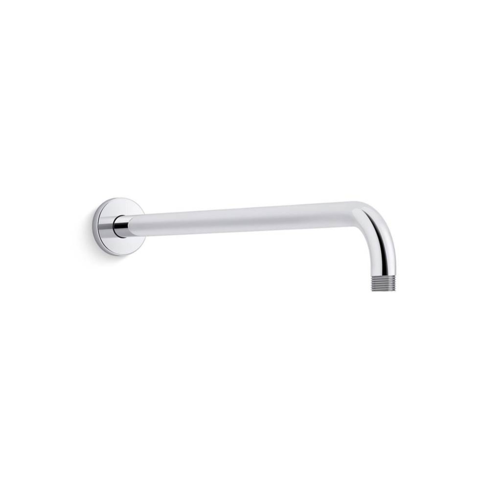 Statement® 19'' wall-mount single-function rainhead arm and flange