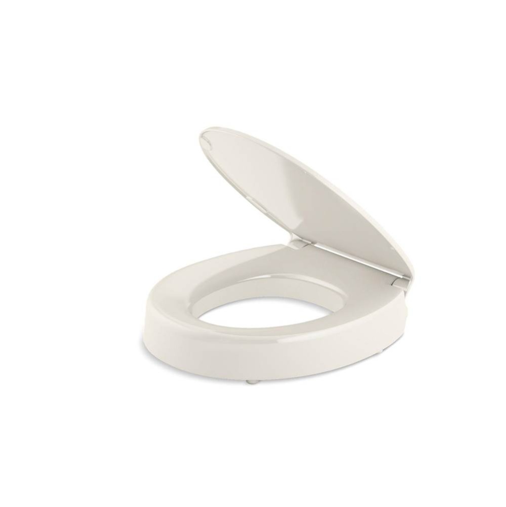 Hyten® Elevated Quiet-Close™ round-front toilet seat