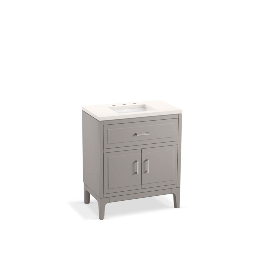 Seer® 30'' bathroom vanity cabinet with sink and quartz top