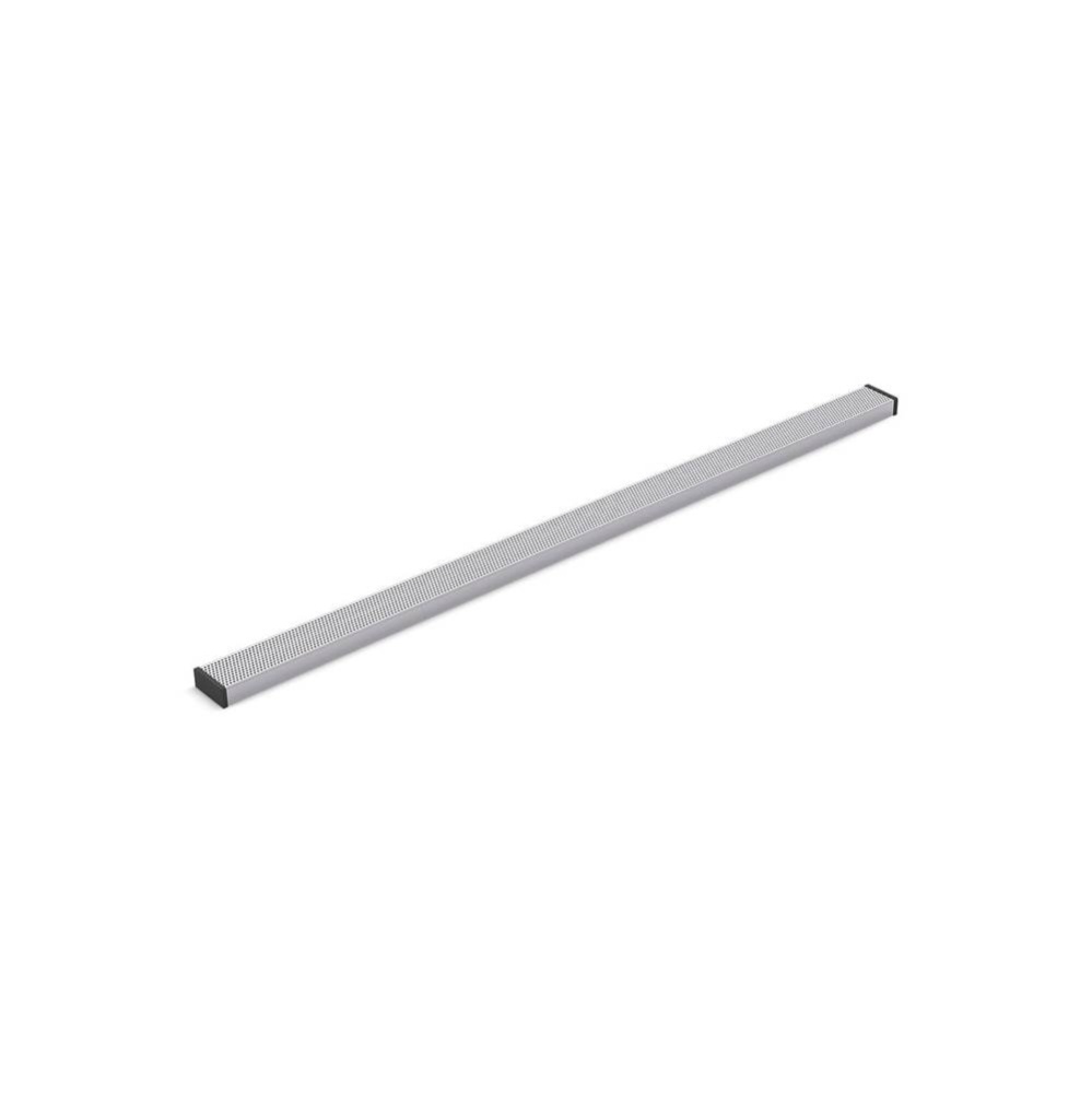 2-1/2'' x 48'' linear drain grate with perforated pattern
