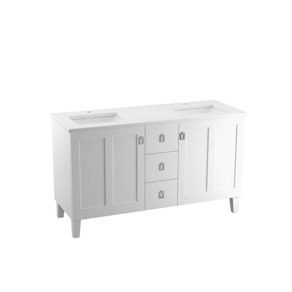 Poplin® 60'' bathroom vanity cabinet