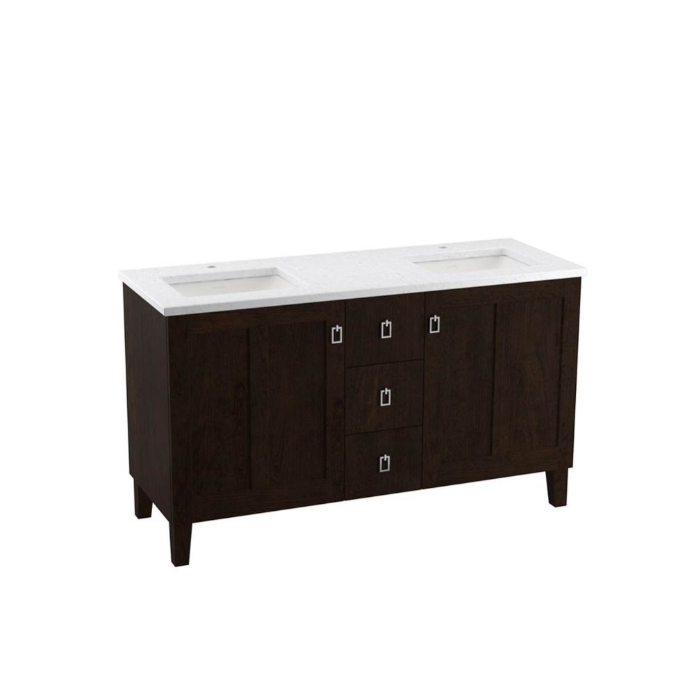 Poplin® 60'' bathroom vanity cabinet