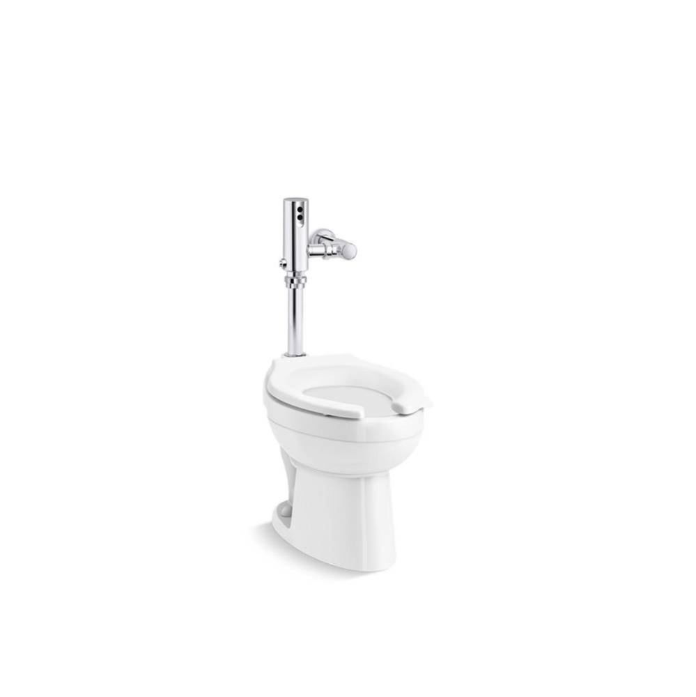 Wellcomme™ Ultra Commercial toilet with Mach® Tripoint® touchless DC 1.28 gpf flushome