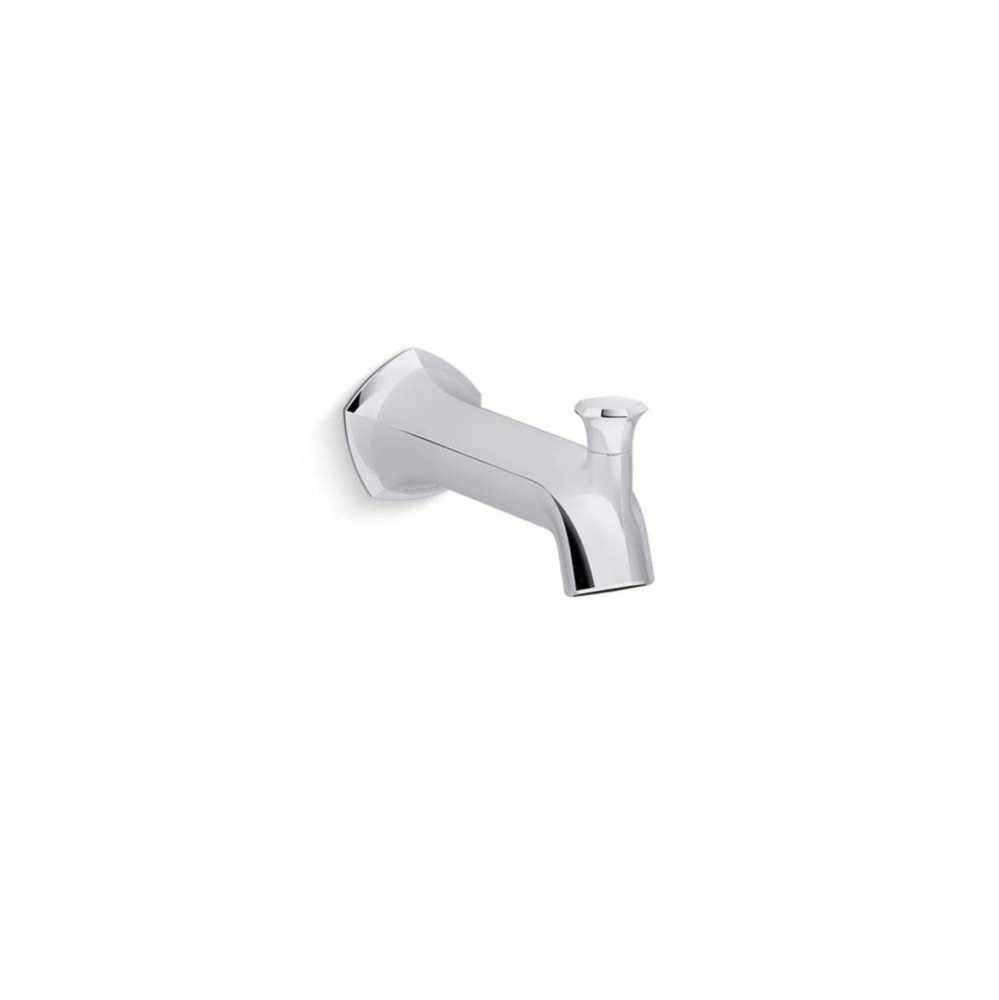 Occasion® Wall-mount bath spout with Straight design and diverter