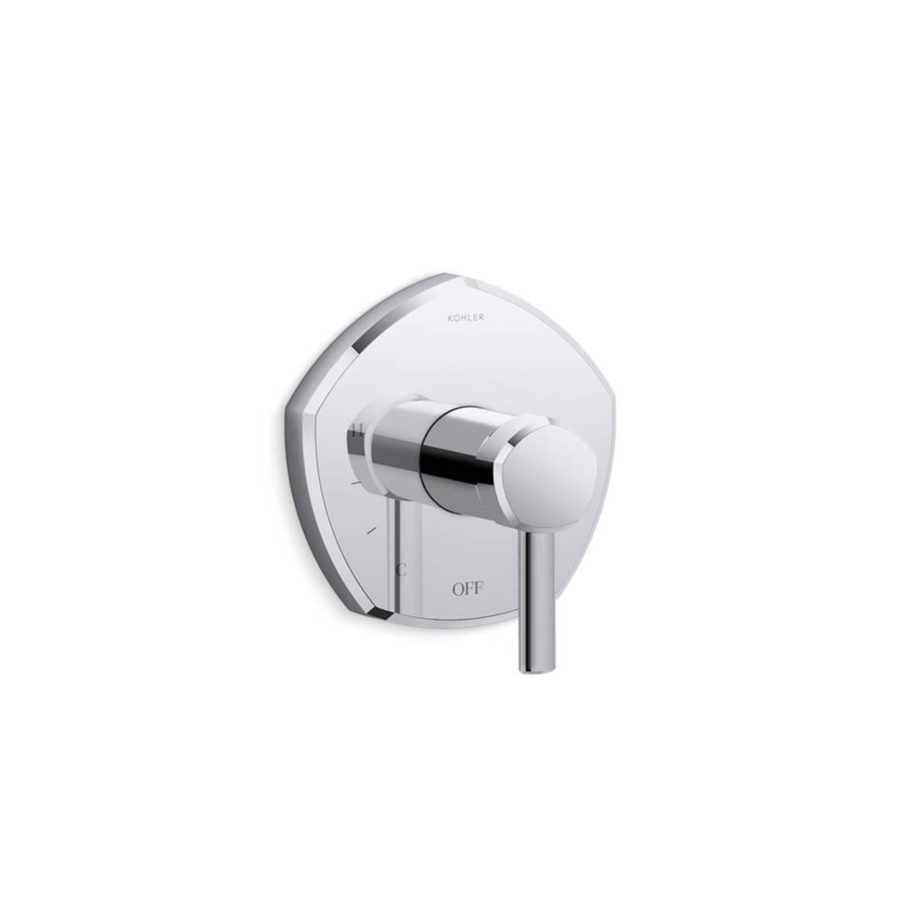 Occasion® Rite-Temp® valve trim with lever handle