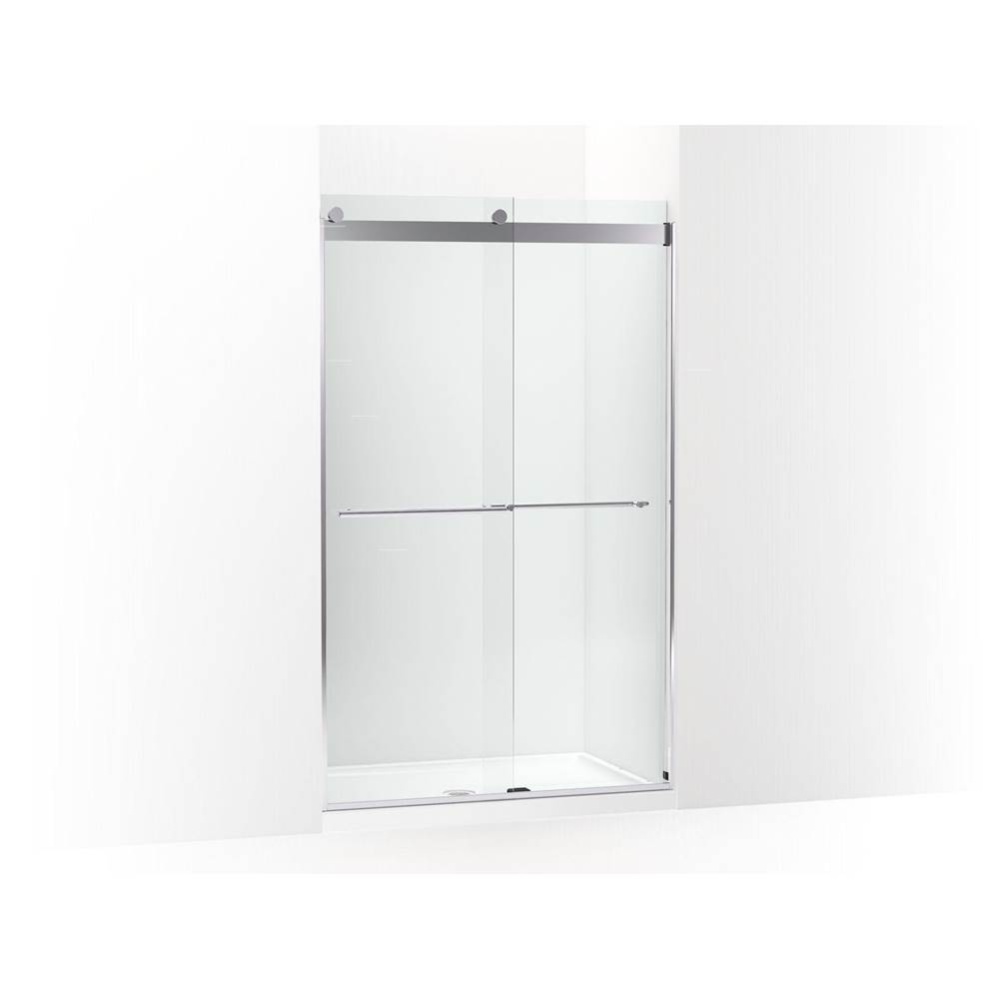 Levity® Plus Frameless sliding shower door, 77-9/16'' H x 44-5/8 - 47-5/8'&apo