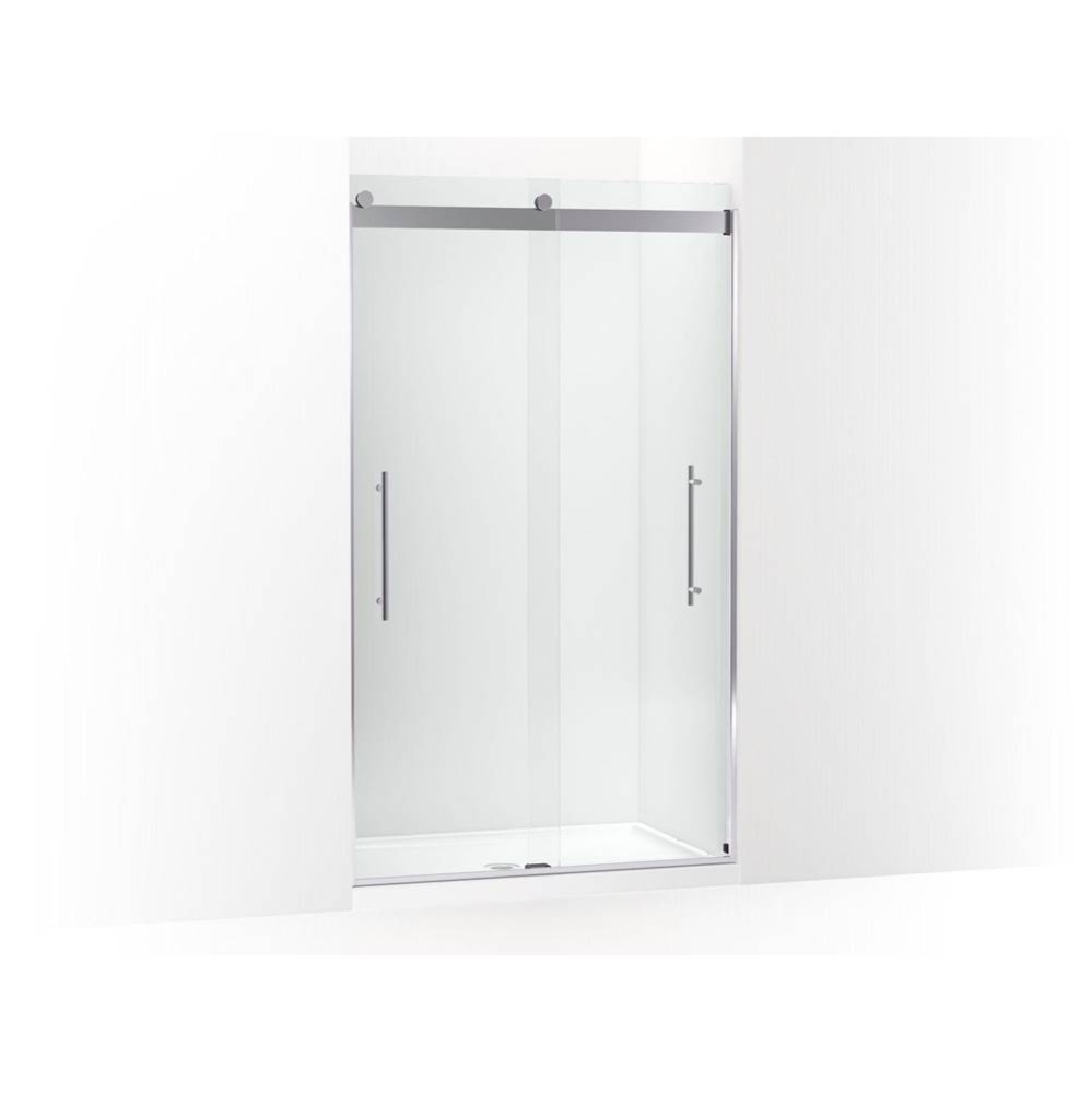 Levity® Plus Frameless sliding shower door, 81-5/8'' H x 44-5/8 - 47-5/8'&apos