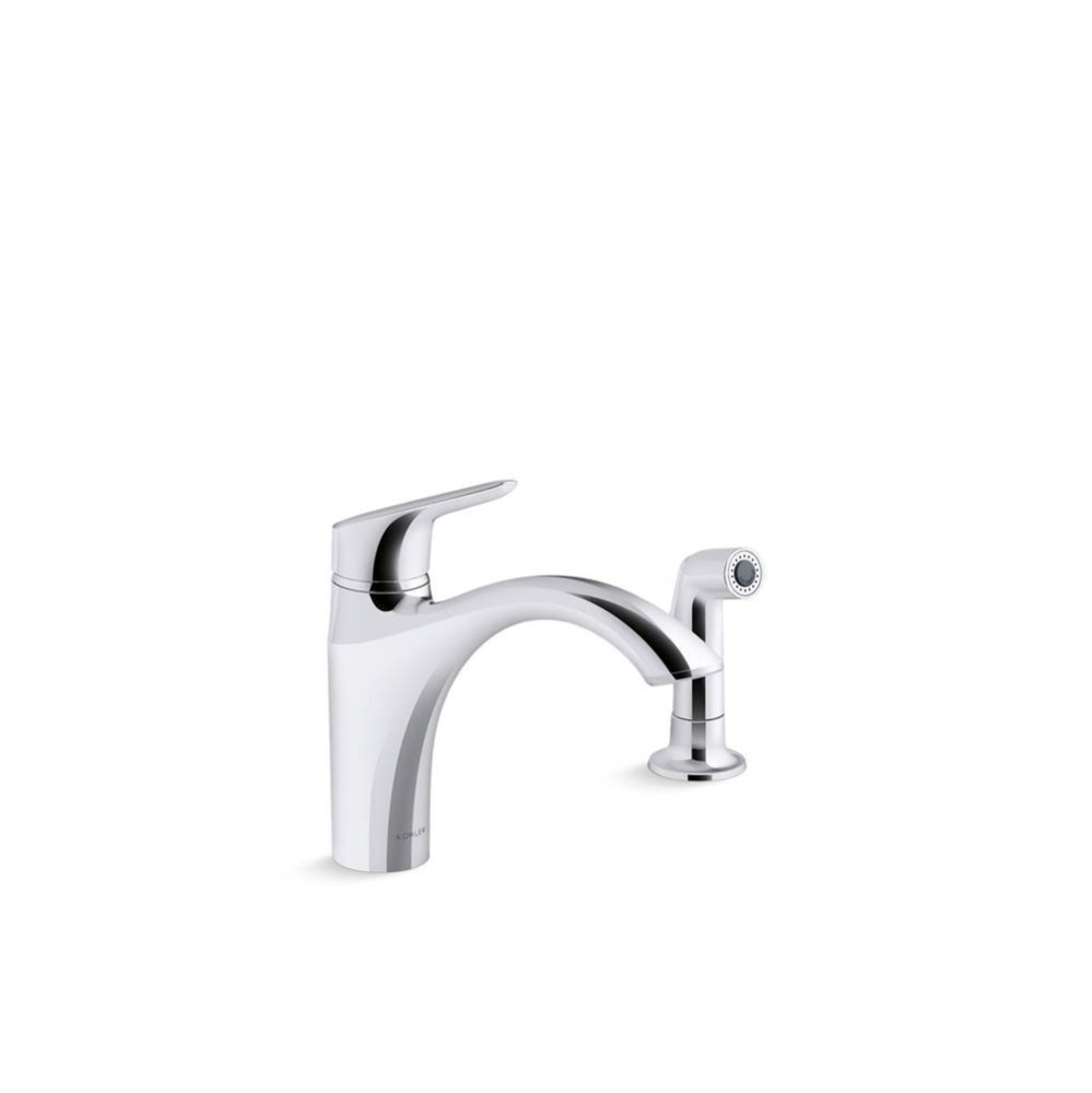 Rival® Single-handle kitchen sink faucet with side sprayer