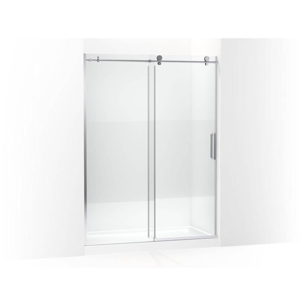 Composed™ 78'' sliding shower door with 3/8''-thick glass