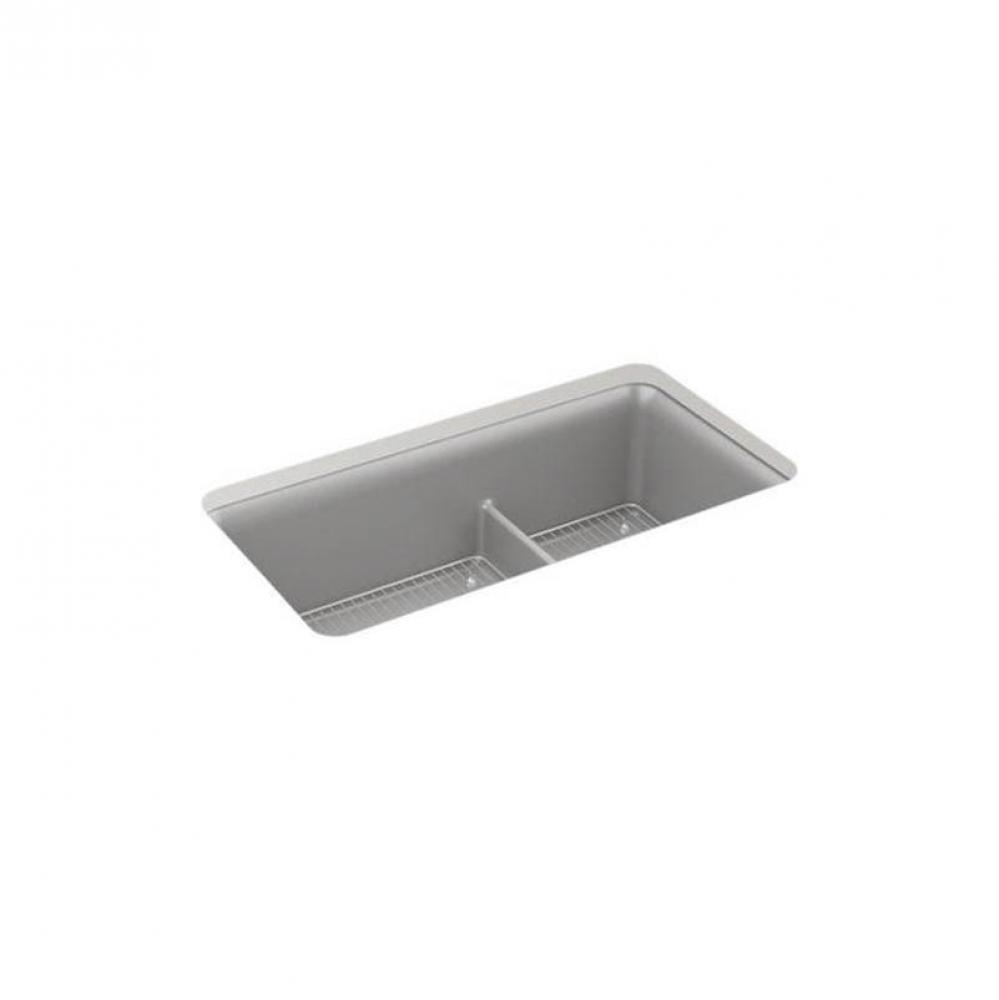 Cairn® Smart Divide® 33-1/2'' undermount double-bowl kitchen sink