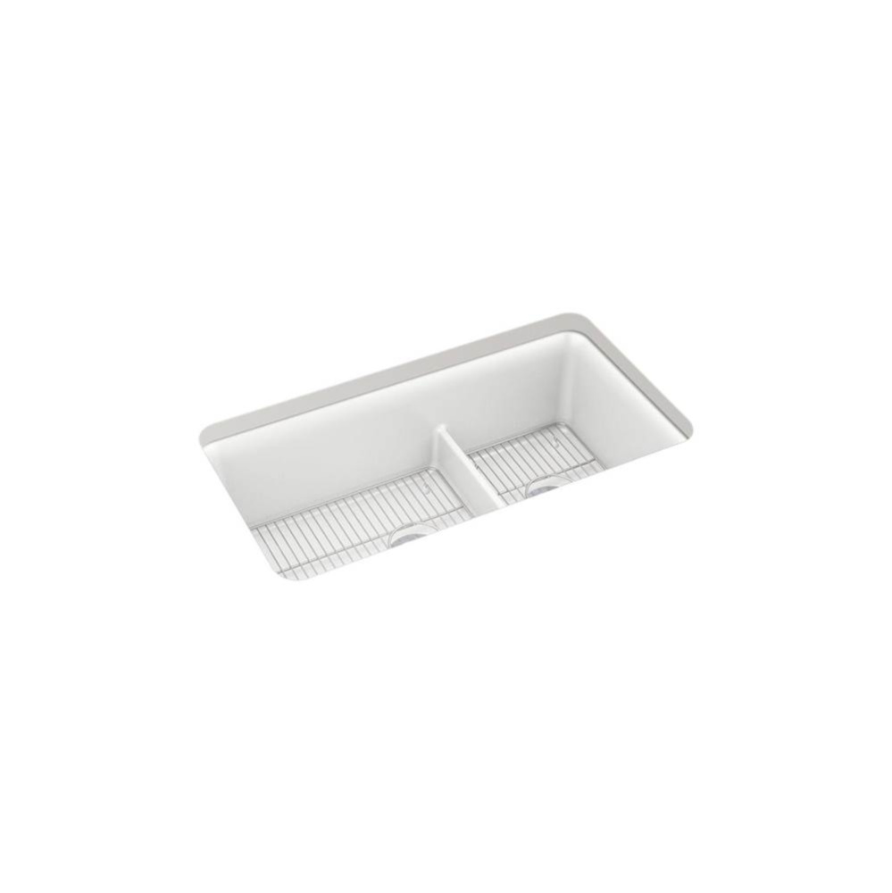 Cairn® Smart Divide® 33-1/2'' undermount double-bowl kitchen sink