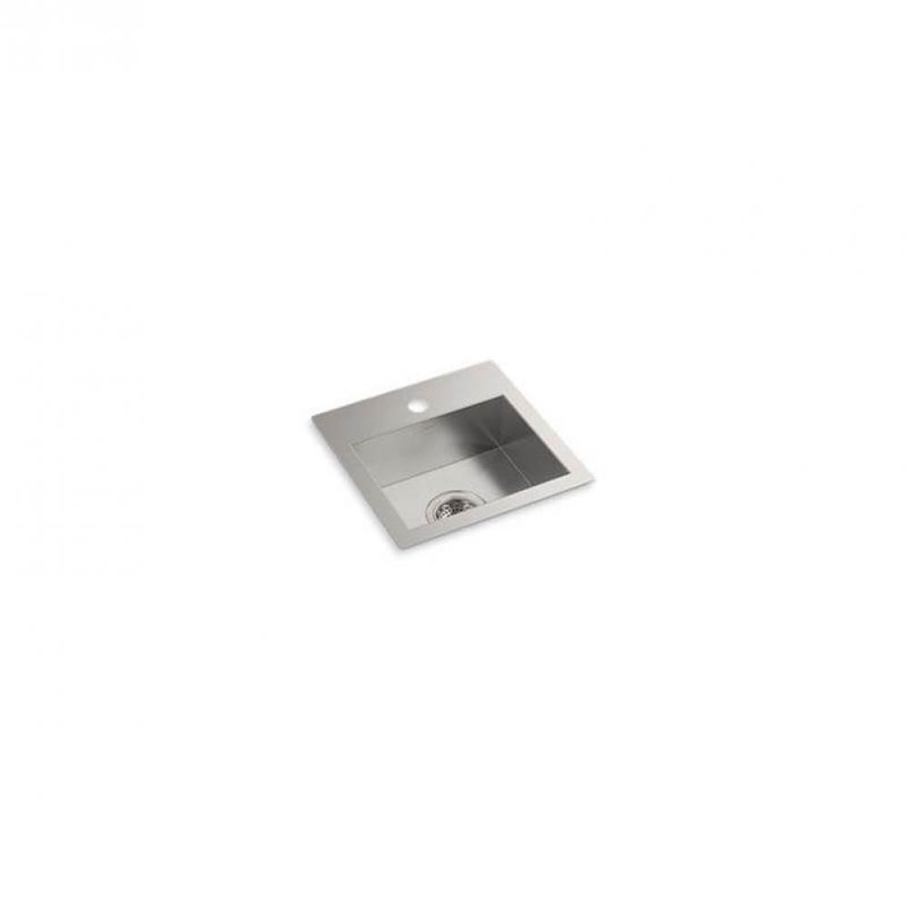 Vault™ 15'' top-/undermount single-bowl bar sink