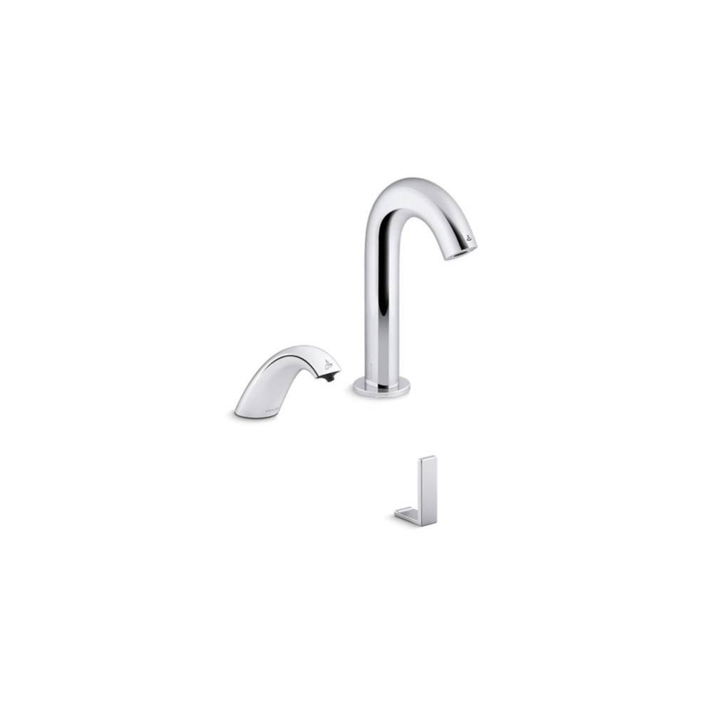 Oblo™ Curve Touchless lavatory faucet and soap dispenser with Kinesis® sensor technology, A