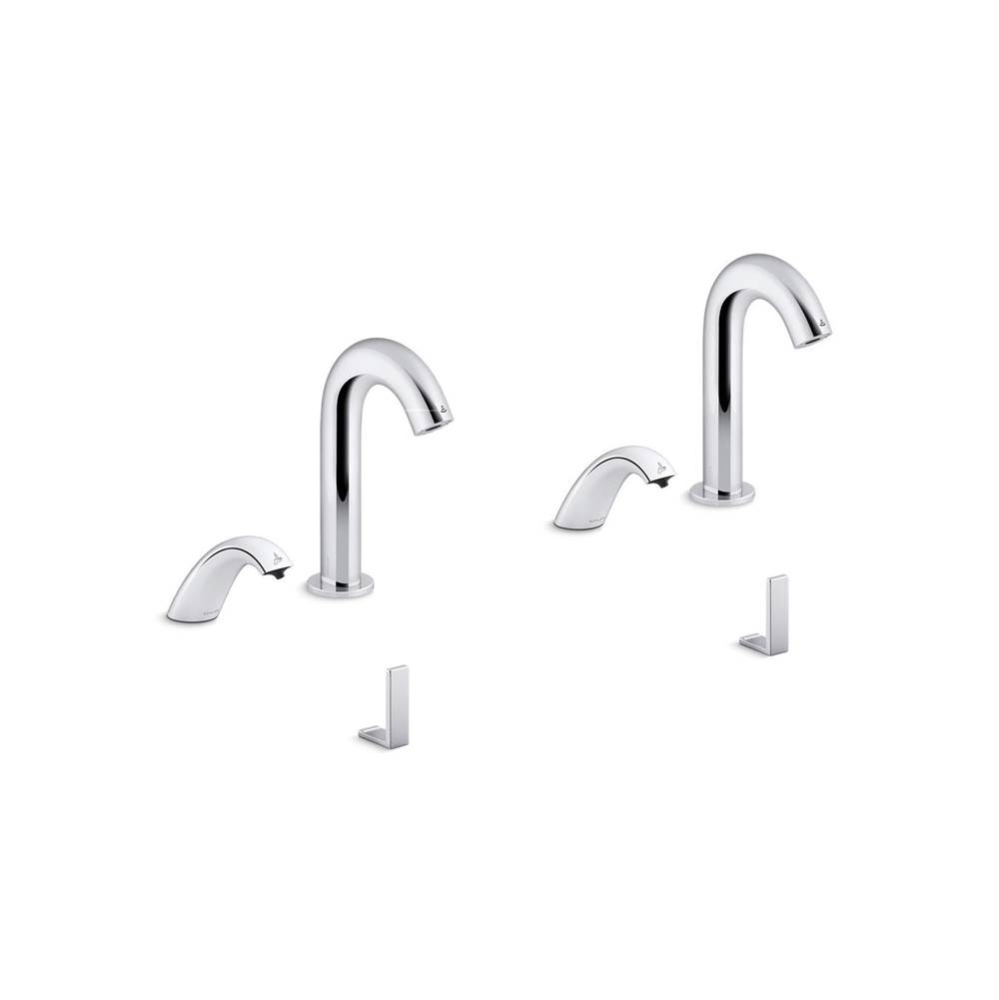Oblo™ Curve Touchless lavatory faucets and soap dispensers with Kinesis® sensor technology,