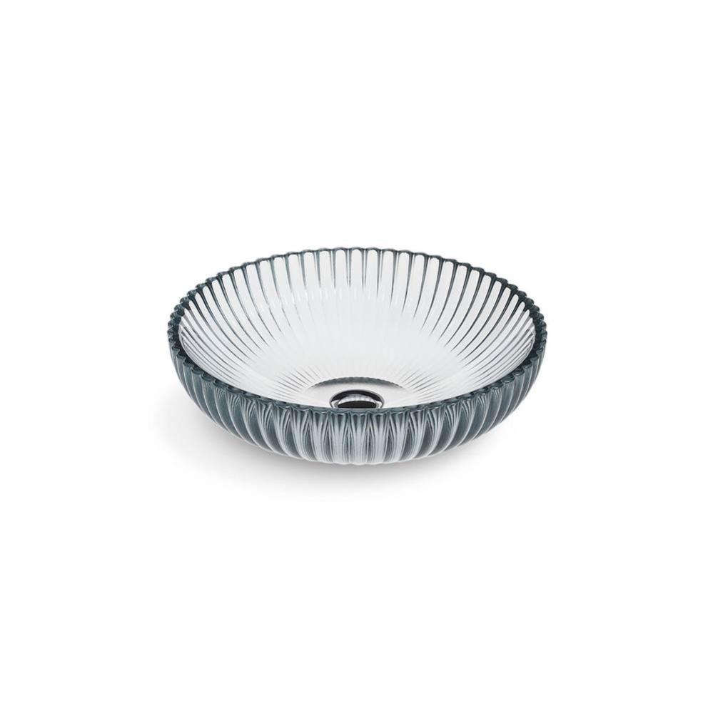 Salute® 15'' round vessel bathroom sink, no overflow