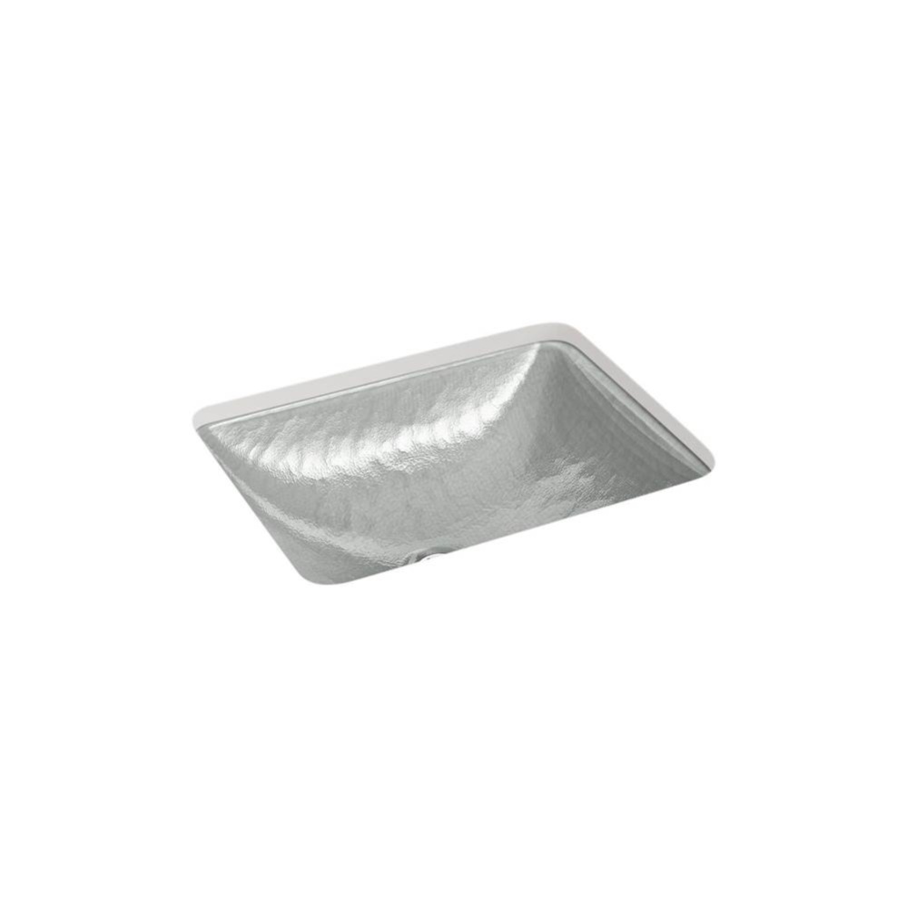 Yepsen® 20'' rectangular undermount bathroom sink, no overflow