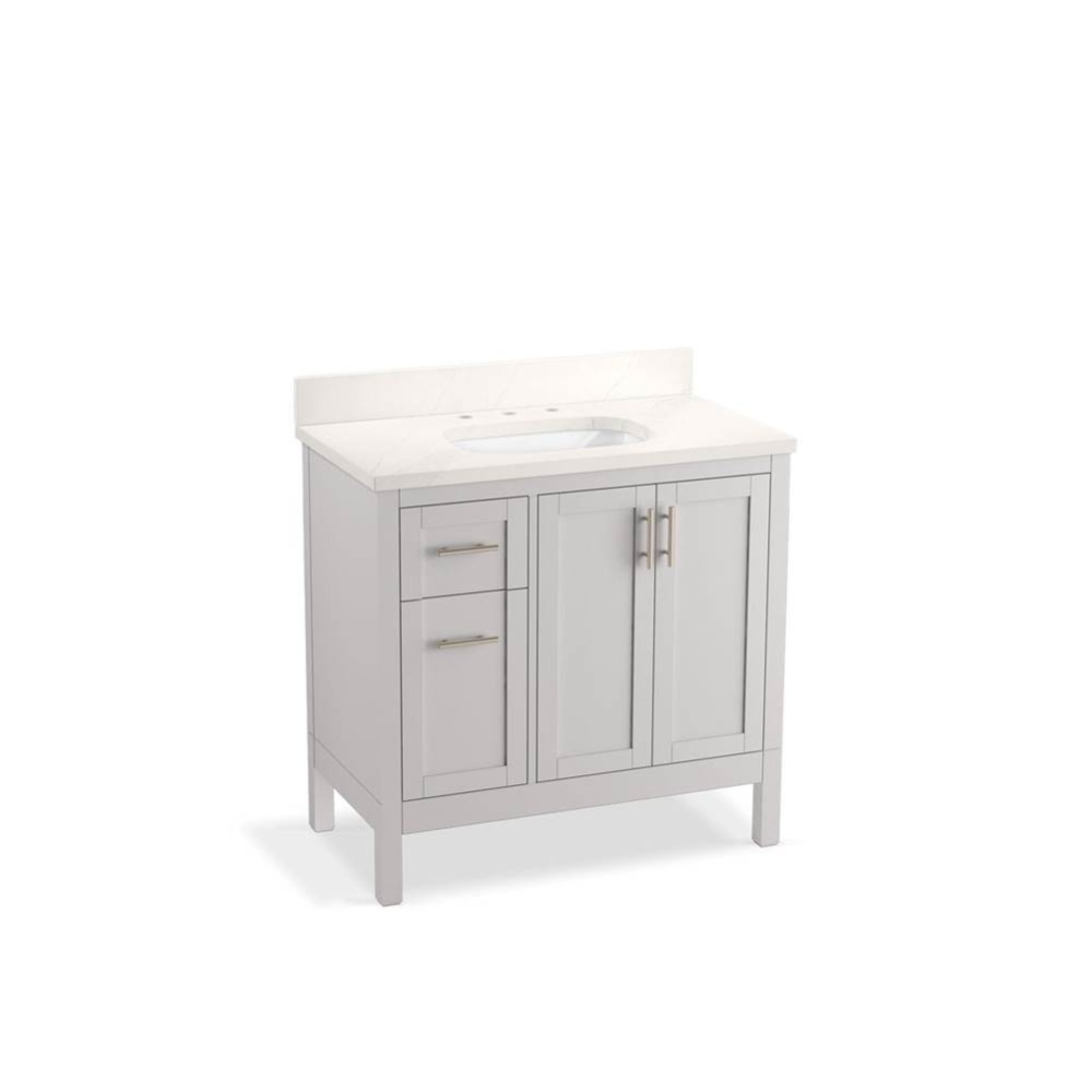 Hadron™ 36'' bathroom vanity cabinet with sink and quartz top
