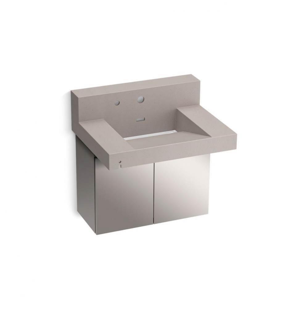 Constellation™ 30'' wall-mount lavatory system with backsplash