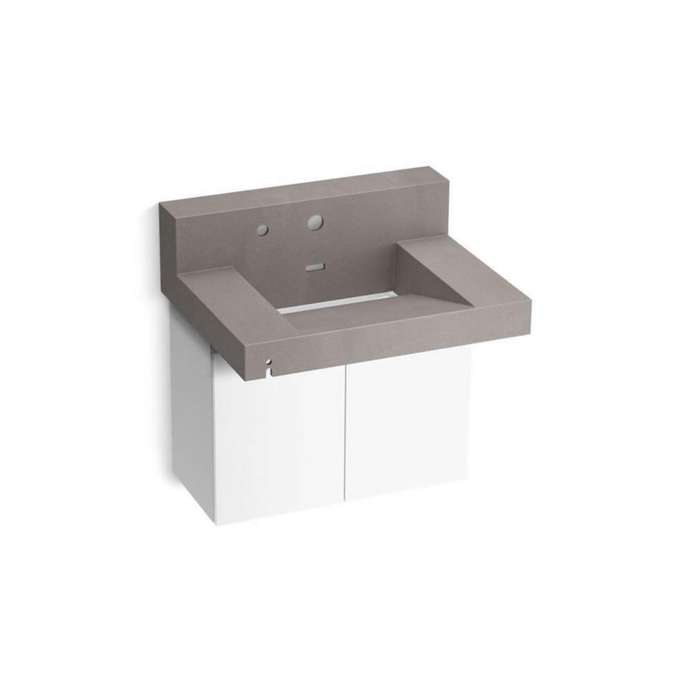 Constellation™ 30'' wall-mount lavatory system with backsplash